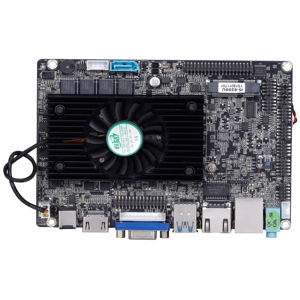 ELSK 24V EDP 1HDMI VGA GPIO Win 10 Linux OS Core I7 7500U 8G RAM Onboard 3.5 Inch DDR4 Motherboard