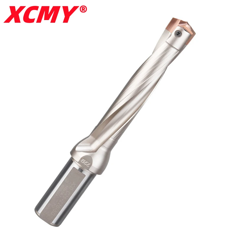 3D 5D 8D 10D internal cooling JCD Crown drill rod diameter 10-25mm for insert HCD High efficiency precision insertable U drill