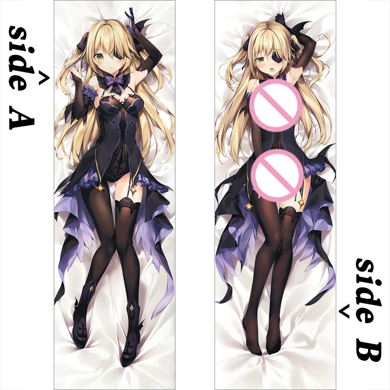 

Genshin Impact Fischl Dakimakura Print Life-size Anime Decorating Body Pillow Case Cushion Cover