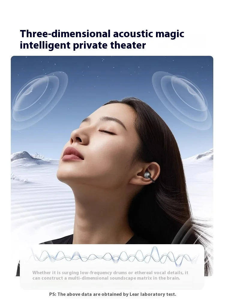 EarFun Clip Wireless Earphone Bluetooth 6.0 Earhook Earphone 2 MIC AI ENC LDAC Directional Sound Transmission Earbuds Low Delay