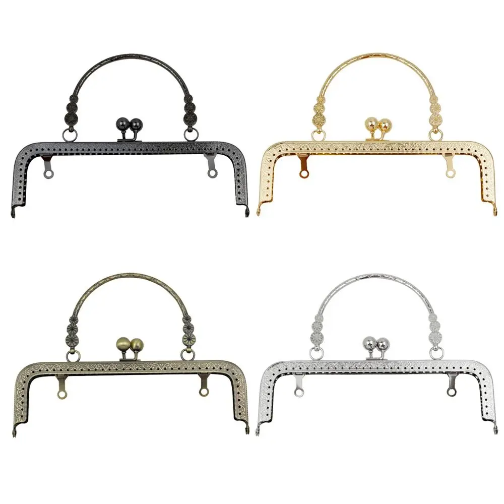 Mini Metal Purse Frame Kiss Clasp Bag Hardware Vintage Bag Kiss Clasp Lock Purse Frame Handle Bag Accessories
