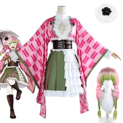 Mitsuri Cosplay Kanroji Mitsuri Cosplay Costume Wig