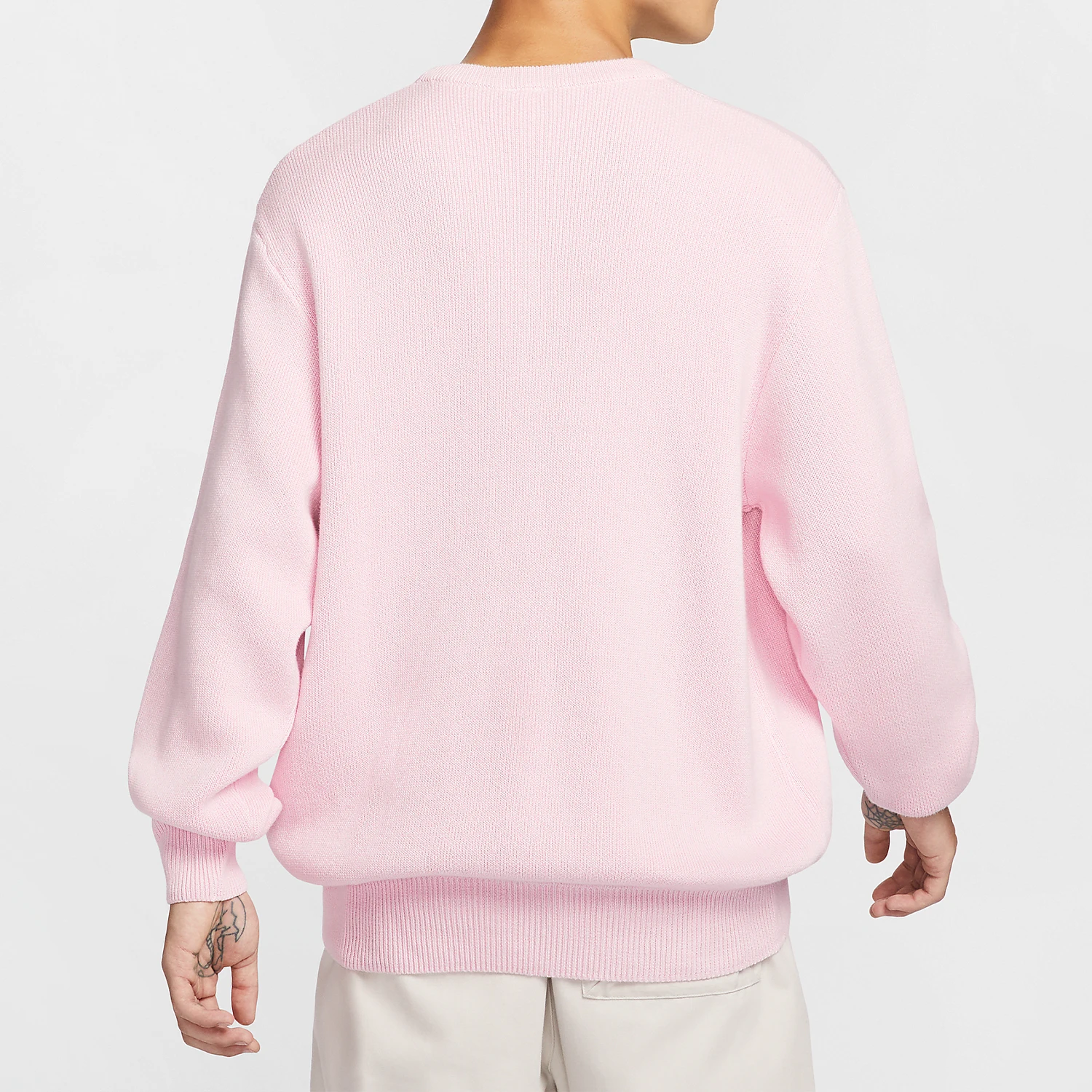 Nike genuine Club men's loose, soft and skin friendly loose round neck sweater FQ2913-663
