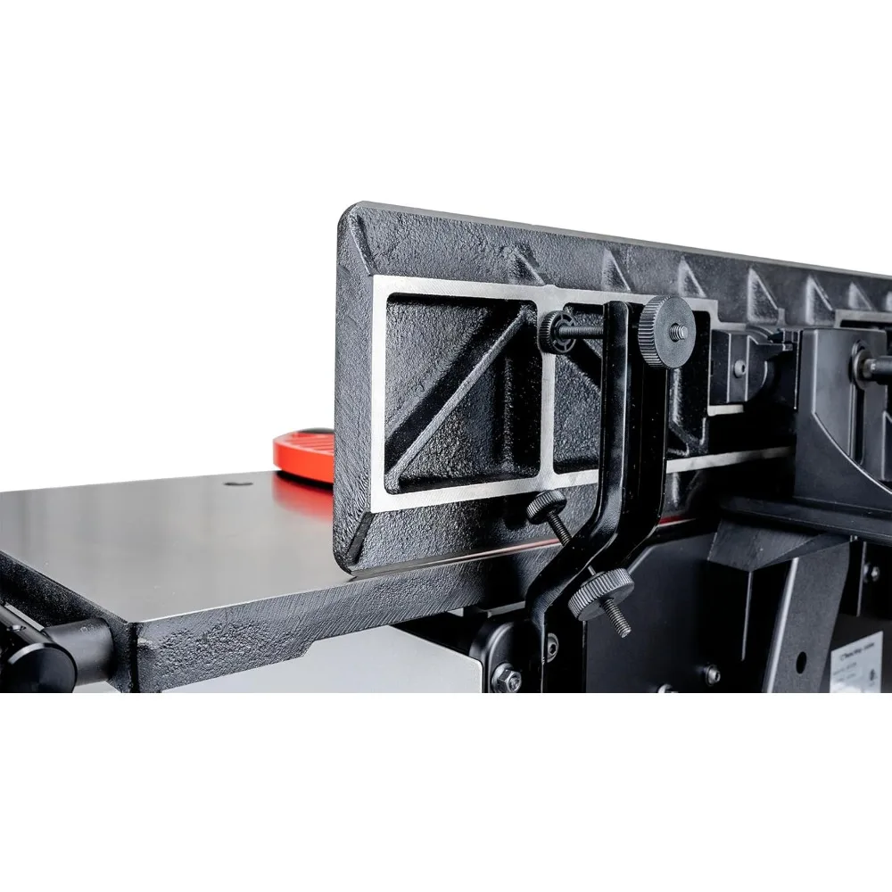 RP Jointer-125E+ 24" x 6" Cast Iron Fence with 8½" Fence Enhancement Brackets