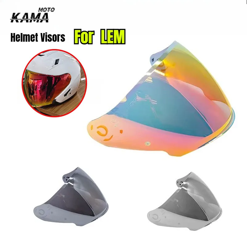 For LEM Motorcycle Helmet Visors OP12 Special Windshield Reinforced High-definition Large Lens Helmet Replacement Accessories