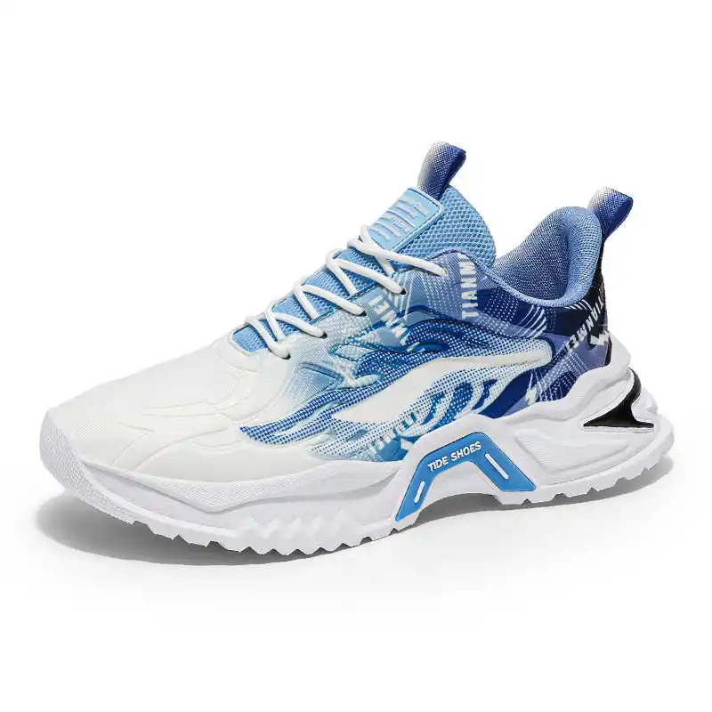 Thick-heeled Chunky Dress Men Shoes Heels Outdoor Shoes For Man Blue Dress Shoes For Men Sneakers Sports Sneakeres Shuse