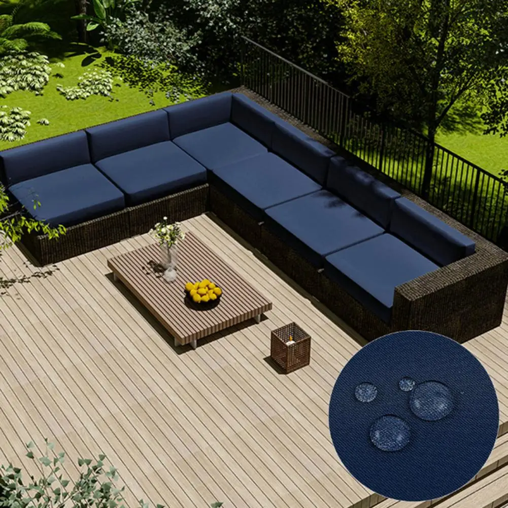 Wind-resistant Outdoor Cushion Sleeve Waterproof Patio Cushion Covers Fade Resistant Outdoor Cushion Slipcovers Zippered