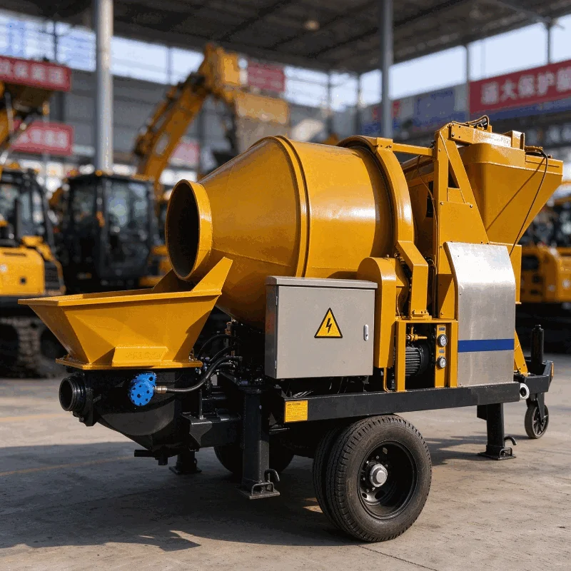 Customized Small Portable Concrete Mixer Stable Running Cement Mixing Equipment From Direct Factory Supply
