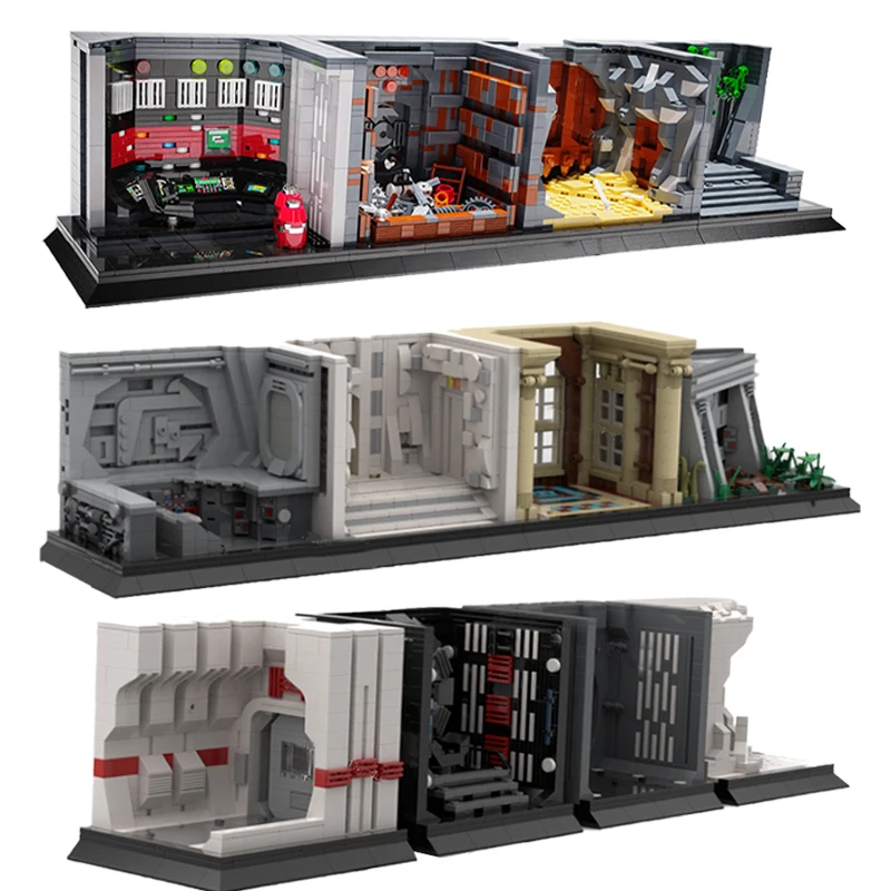 

NEW Famous star Movie scene MOC Duel on Bespin The Holocron Chamber Emperor's Throne Room model DIY creative ideasToyGift blocks