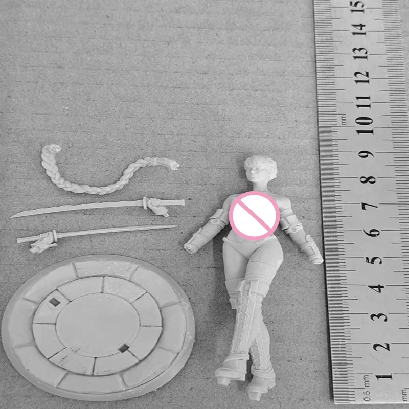 1/24 مقياس تمثال راتنج قاتل فتاة Nsfw أطقم منمذجة لتقوم بها بنفسك 75 مللي متر الارتفاع المفكك غير مصبوغ النحت اللعب