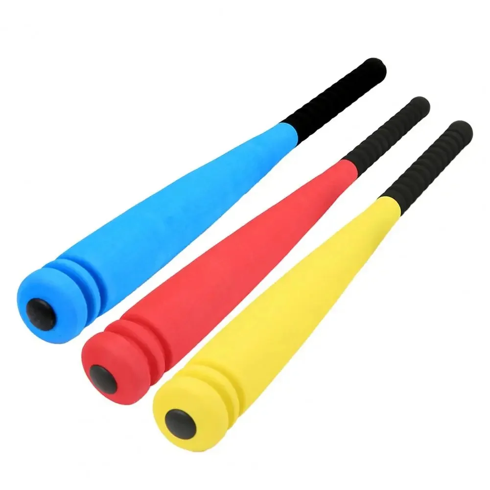 مضرب بيسبول إسفنجي مع كرة لممارسة الترفيه للأطفال، لعبة ضرب عصي الهوكي الناعمة الملونة #3