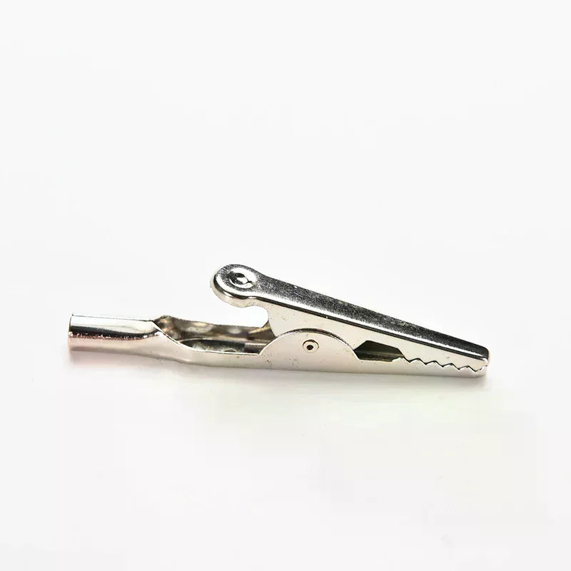 /TPz/Stainless Steel Alligator Crocodile Test Clips Cable Lead Screw Probe Fixing 10x