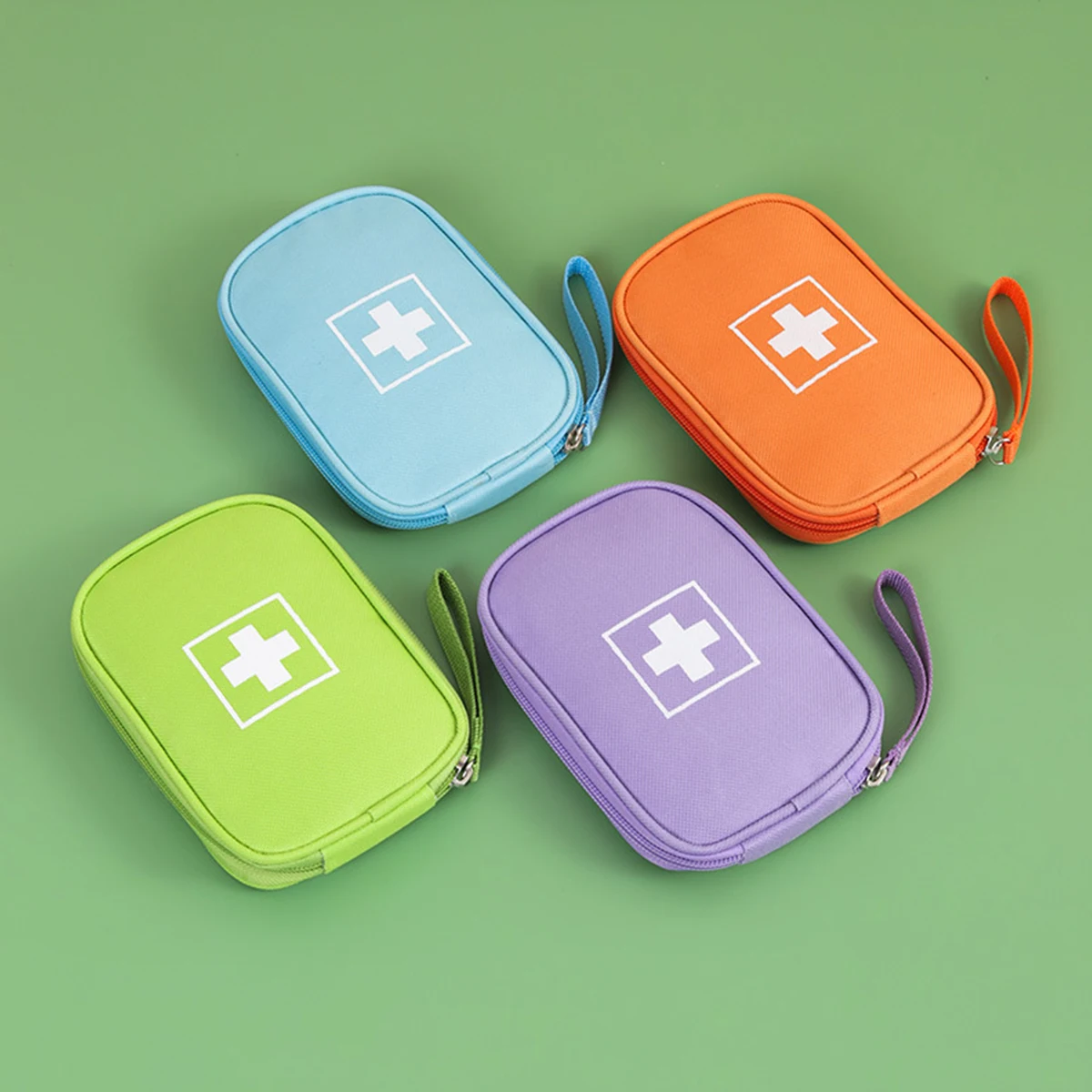 حقائب اليد المحمولة حقيبة طبية حقيبة ماكياج مقاوم للماء الإسعافات الأولية للسفر في حالات الطوارئ تخزين الأدوية مقبض تصميم سستة #3