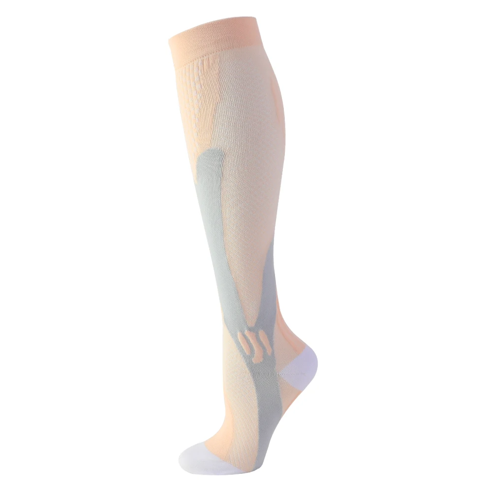 1/3 Paar Kompressions-Sportsocken, medizinische Pflegestrümpfe, verhindern Krampfadern, Socken, Schwangerschaft, Pflege, sportliche Fußballsocken