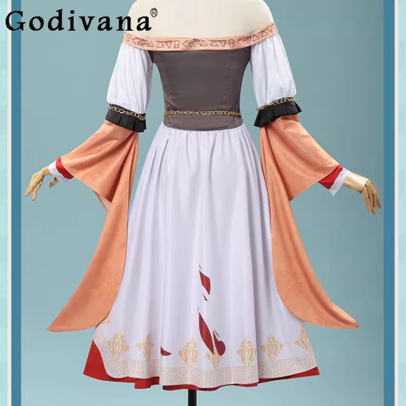 الزي الدعامة زي البدلة للنساء لعبة موحدة الهوية الخامس فتاة صغيرة تأثيري فستان الفتيات ذكريات حفلة الهالوين