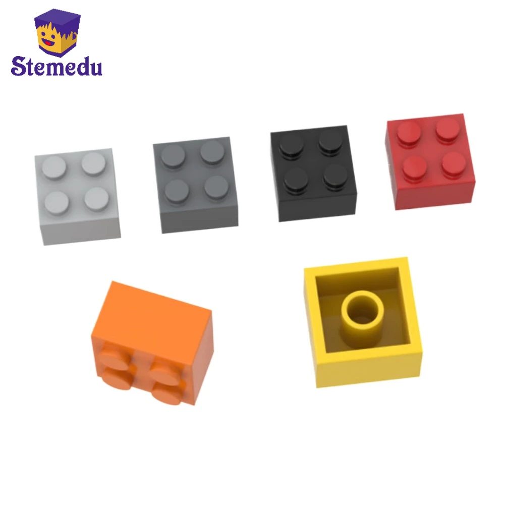 50g MOC 2x2 Dots Thick Figures Bricks Small Particles DIY Building Blocks Educational Toys for Kids Compatible with 3003 35275