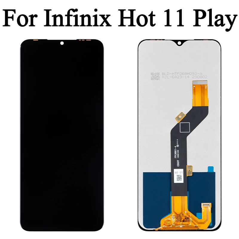 X662 X6812 X675 Premium Lcd For Infinix Hot 11 Display Hot 11S Touch Screen Hot 11 2022 Digitizer Panel Assembly For Hot 11 Play image 4