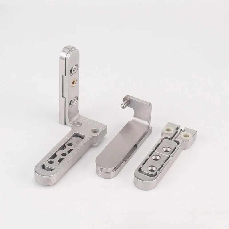 Stainless Steel Invisible Hidden Hinge Pivot Top Bottom Axis 3D Adjustable Heavy Duty Door Concealed Hinge