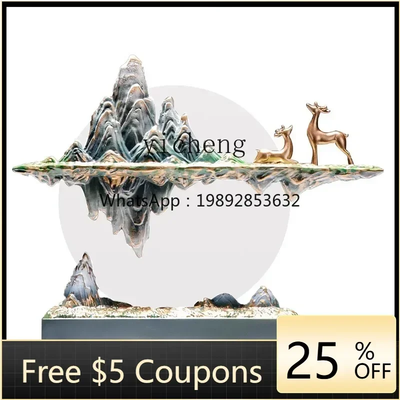 

6QTZ ornament office desktop decoration living room art high-end light luxury housewarming gift