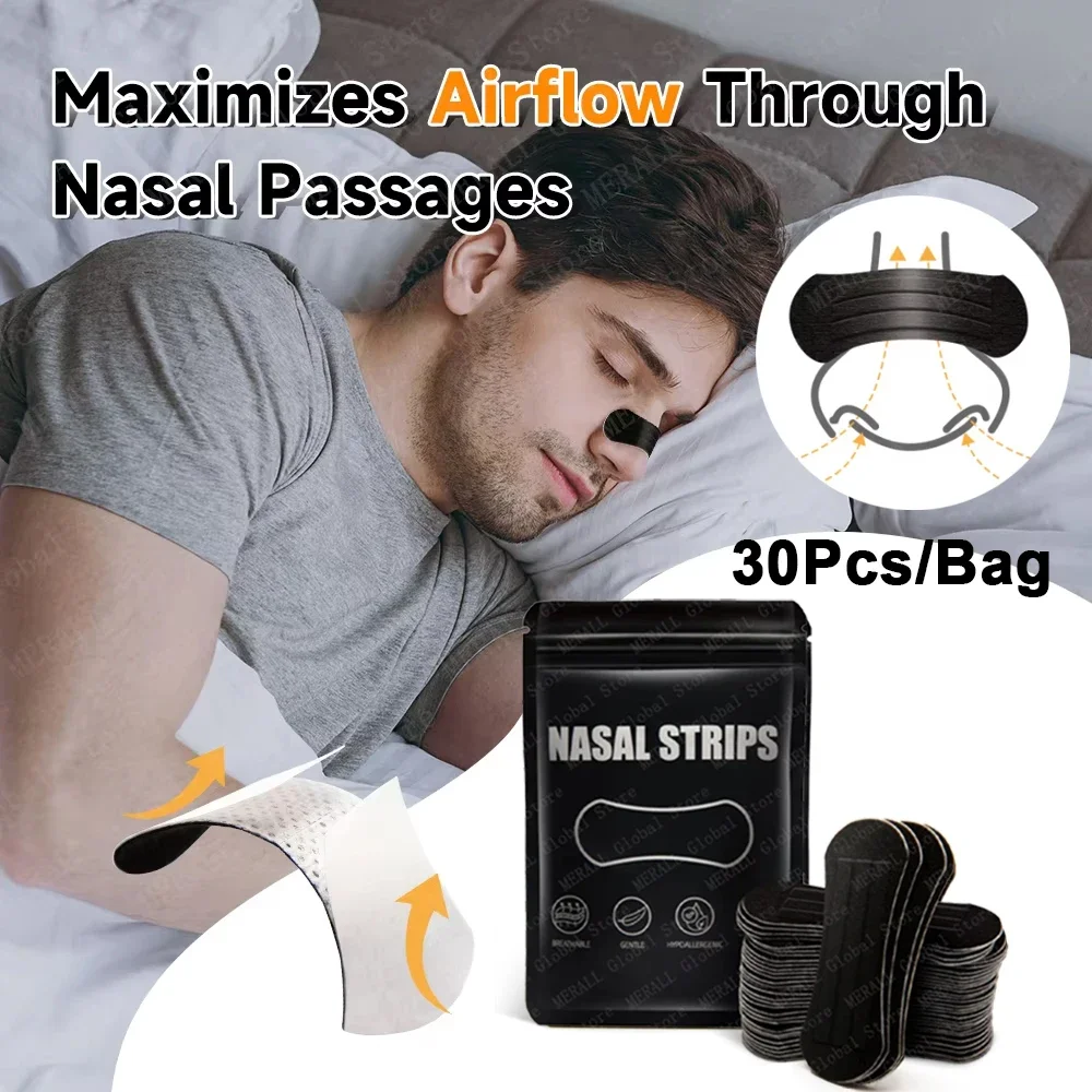 Anti-Snoring Nasal Strips for Snoring Nasal Patch Physical Expansion Breathable Nasal Patch Non-Invasive Anti Snoring Nose Patch