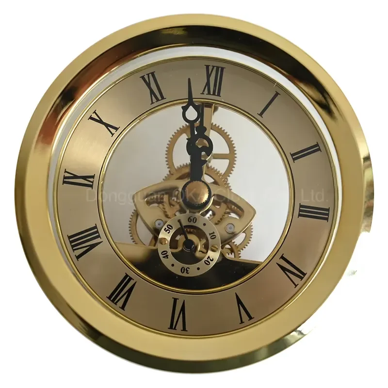 103mm Skeleton Watch Movement Gold Plated Frame Mechanical Watch Parts Metal Inserts Handicrafts Wholesale