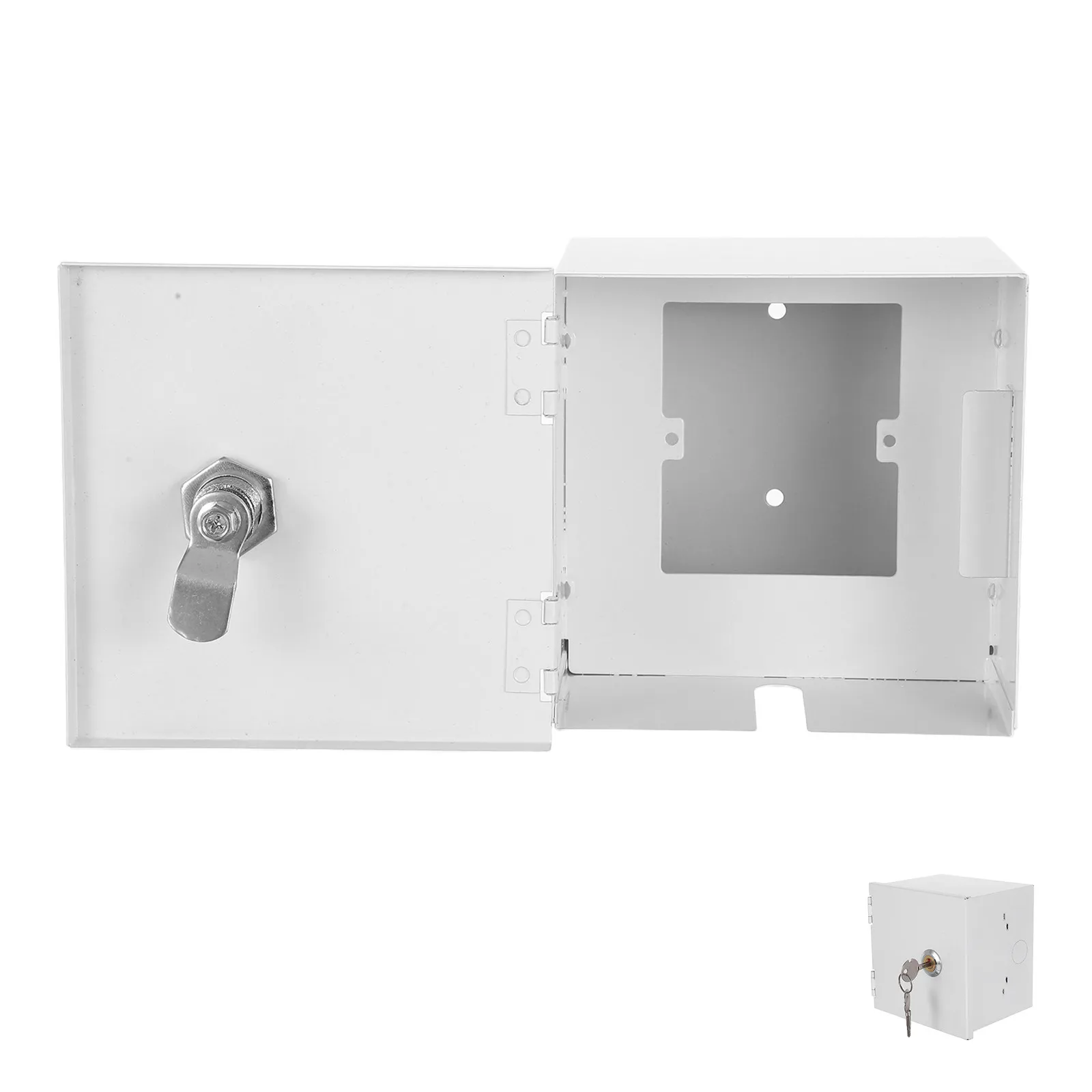 86-Type Outdoor Anti-Theft Electrical Outlet Box Waterproof Splashproof Protective Socket Cover Weatherproof Wall Mount Socket