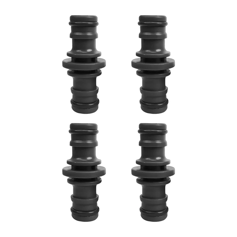 2/4Pcs Double Male Hose Connectors Leakproof Double Male Connector Couplers Garden Pipe Joiners for Irrigation Watering Systems