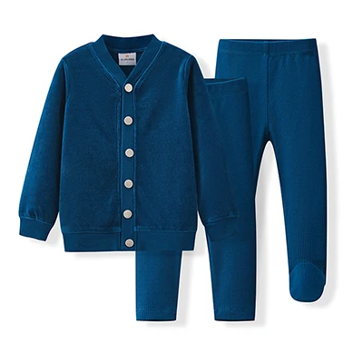 AA-AW26 Regal Slate Navy Lounge-Set – passendes Familien-Set für Kinderkleidung, Baby-Jungen-Oberteil und Leggings – Detail 15