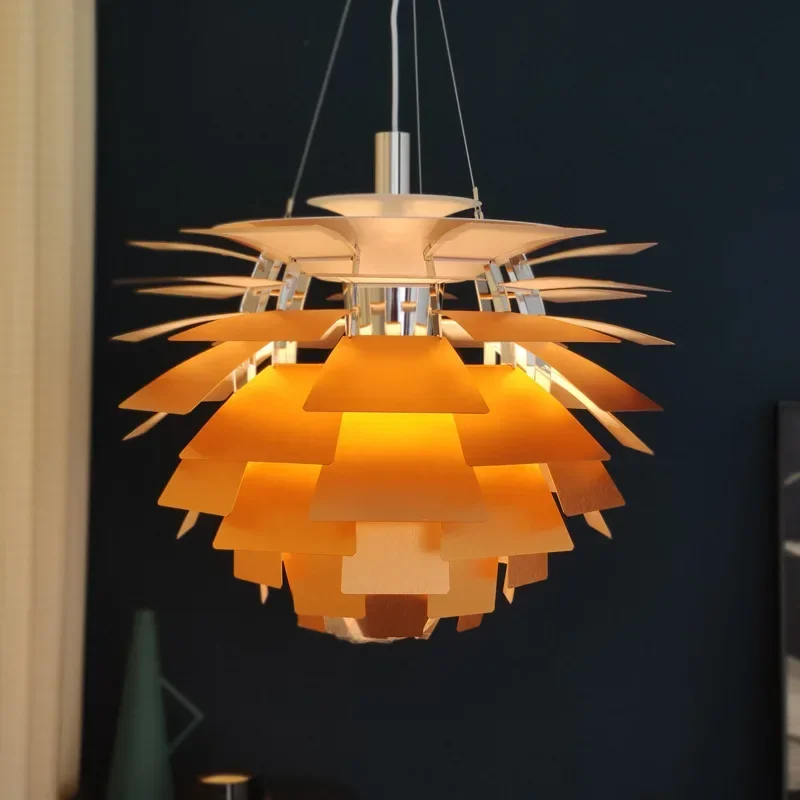 Danish Pinecone Pendant Light Nordic Design Home Decor Hnaging Chandeliers Living Dining Room Kitchen Bedroom Art Suspension