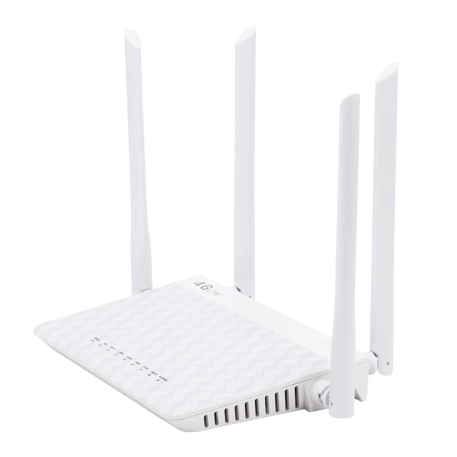 4G LTE CPE WiFi Router 300Mbps High-speed Wireless Router Wide Coverage with 4 External Antennas SIM Card Slot