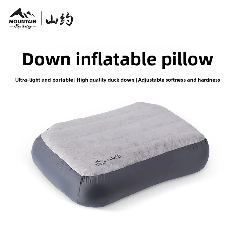 

SHANYUE надувная подушка на пуху, спальный мешок для кемпинга, дорожная подушка, портативная поясная подушка, легкая подушка для шеи