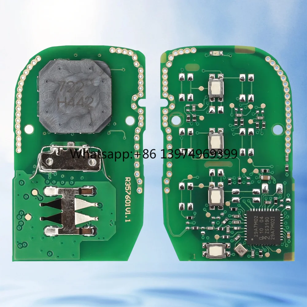 MS 3+1Buttons Trunk RC Auto Remote Key 433MHZ FCCID KR5TP-4 for Hond-a Car Replacement Keyless Fob Vehicle Blank Key