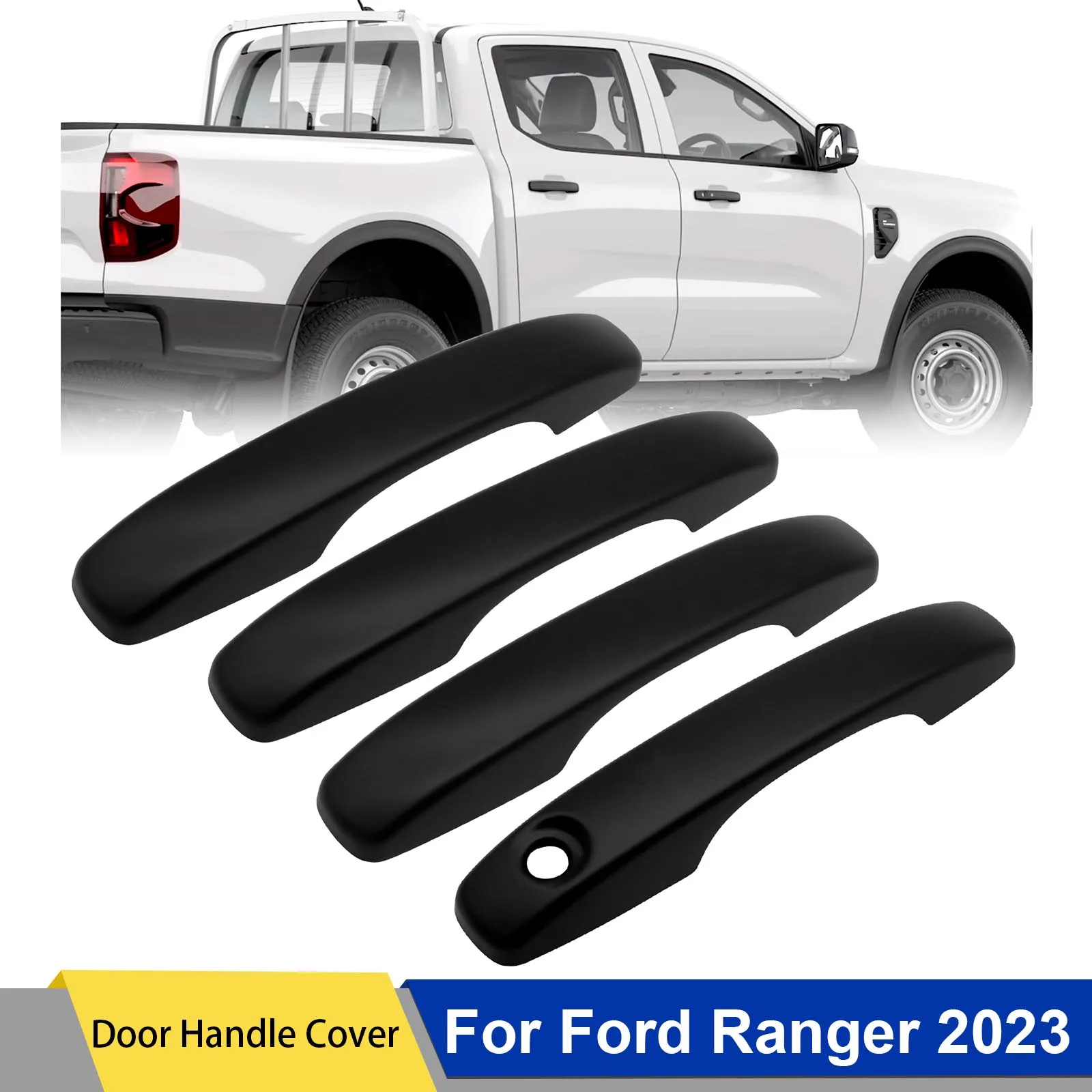 

Car Door Handle Cover For Ford Ranger T9 2023 2024 Wildtrak XLT XLS XL Sport NEXT GEN Double Cabin Accessories