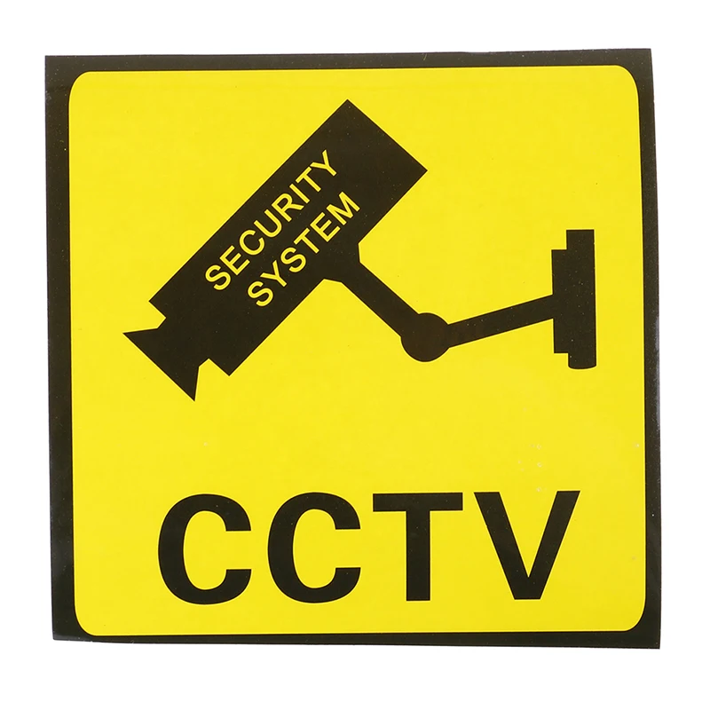 10Pcs CCTV Video Surveillance Security Camera Alarm Sticker Warning Signs