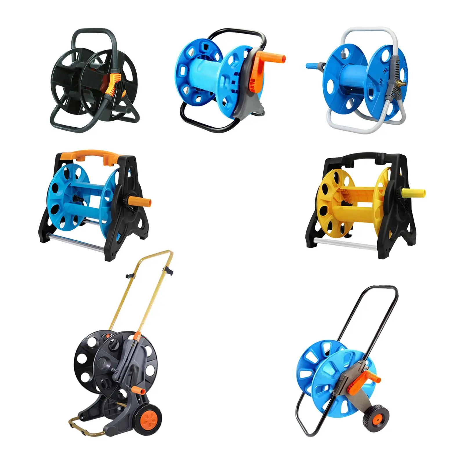

Hose Reel Cart Prevent Twisting Hose Winding Reel Resistant Hose Organizer for