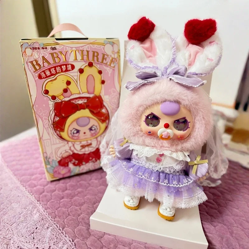

Cute Three-Year-Old Lolita 400% Plush Blind Box Adorable Pet Toy Plushie Bag Pendant Collectible Vinyl Face Blind Box Toy
