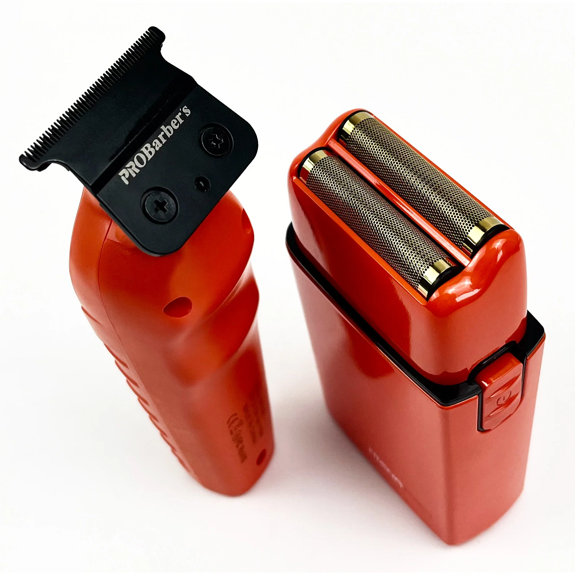 8200RPM Professional BRDCLIP 2PCS S1100 Orange 808 Hair Clipper Hair Trimmer Carving  Electric 7000RPM Clipper Beard Whitening