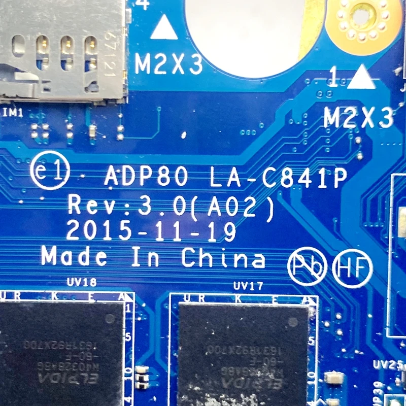 

Материнская плата 0CC27G CC27G CN-0CC27G для ноутбука Dell 15 3510, материнская плата 216-0866020 LA-C841P с процессором SR2FU i7-6820HQ, 100% протестировано, ОК