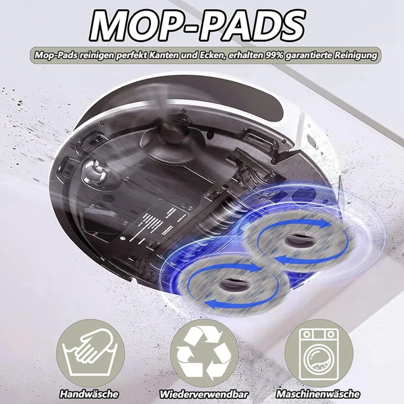 For Ecovacs Deebot T30 Omni/T30 Pro Omni Robot Vacuum Cleaner Main Side Brush Hepa Filter Mop Cloth Dust Bags Parts