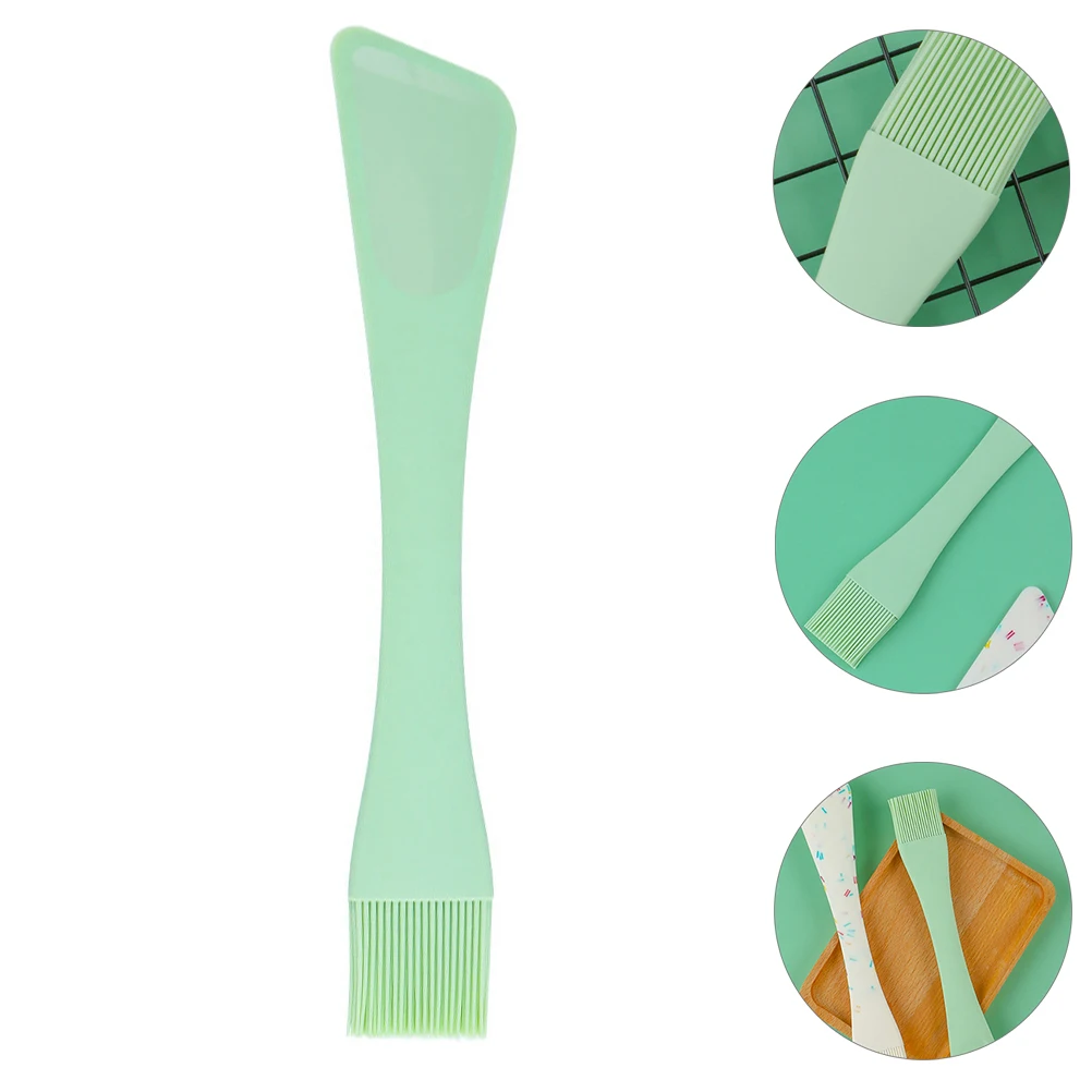 

Double Headed Silicone Spatula Oil Brush 2-in-1 Baking Scraper Cream Tool Flexible Kitchen Utensils Multipurpose Cake Making
