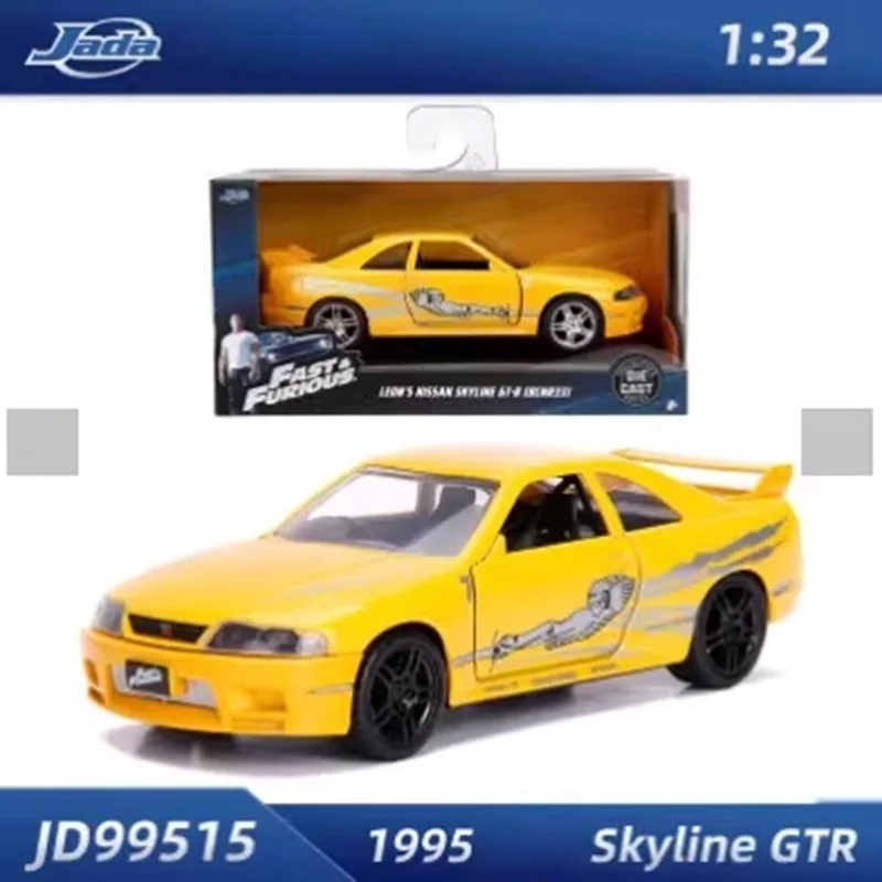 

Модель автомобиля Jada 1:32: Lancer Evolution IX/EL Camino/1995 Skyline GTR, литая, статическая, коллекционная, декоративная, для праздничных подарков и игрушек