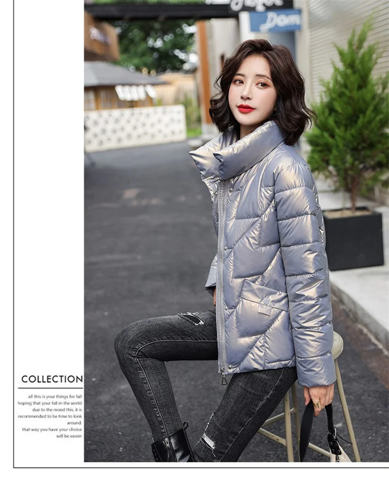 2026 New Winter Jacket Women Down Cotton Jacket Parkas Female Short Casual Loose Warm Cotton-padded Coat Outwear Parka Lady Top
