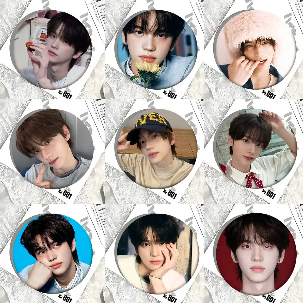 Kpop Sänger S-SHINYU Rundes Abzeichen Kreative Brosche Kleidung Rucksack Accessoires Anstecknadel