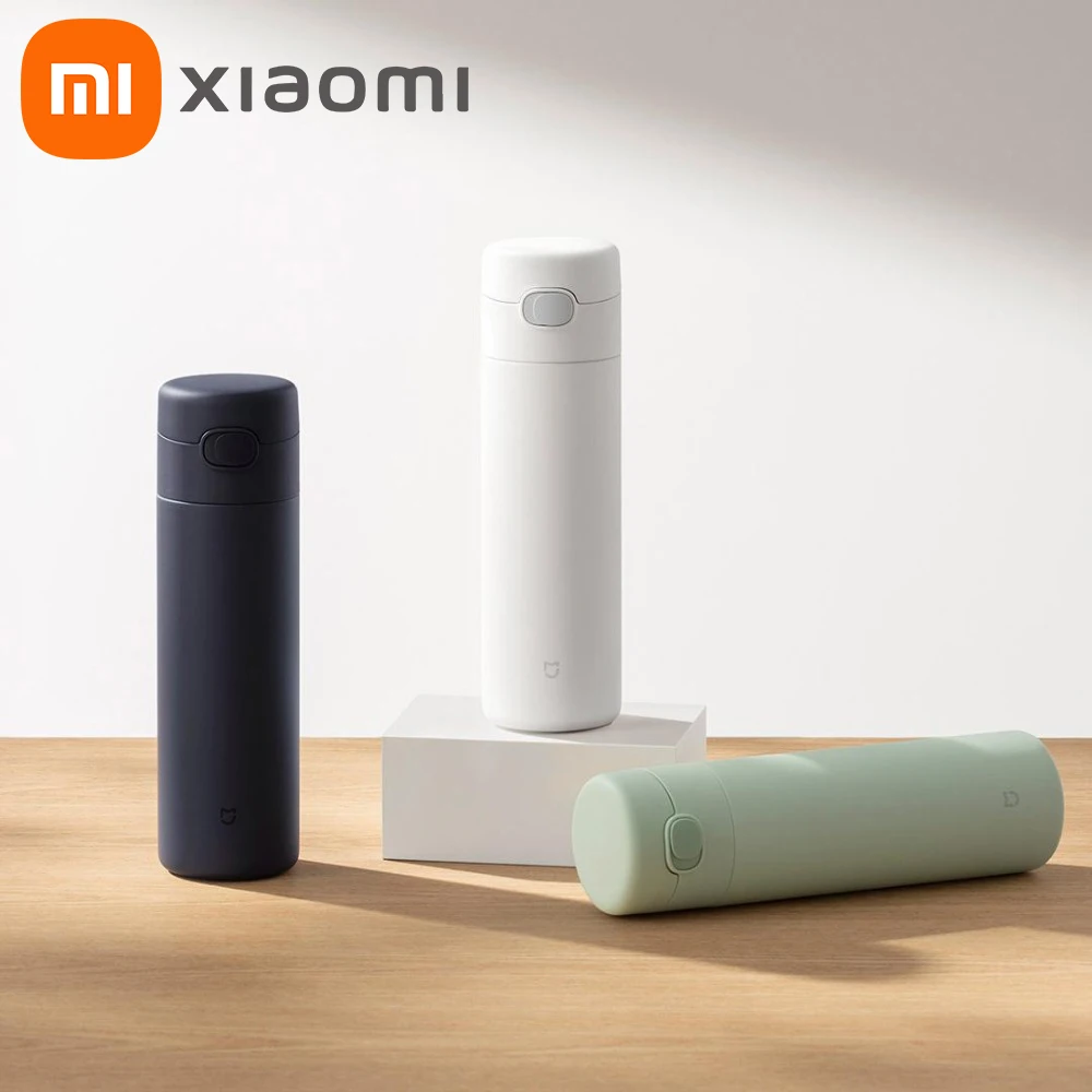 

Xiaomi Mijia откидная термос, чашка 480 мл, портативный замок из нержавеющей стали 316L, сохраняет тепло/холод, дорожная бутылка для воды, вакуумная чашка, новинка