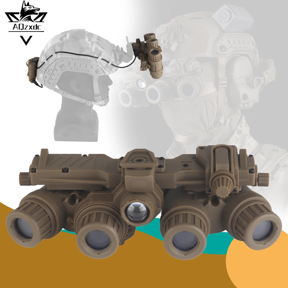 

New Tactical NVG18 Binocular Night Vision Model Airsoft Four-Eye Model With Battery Box Hunting Shooting Helmet Accessories