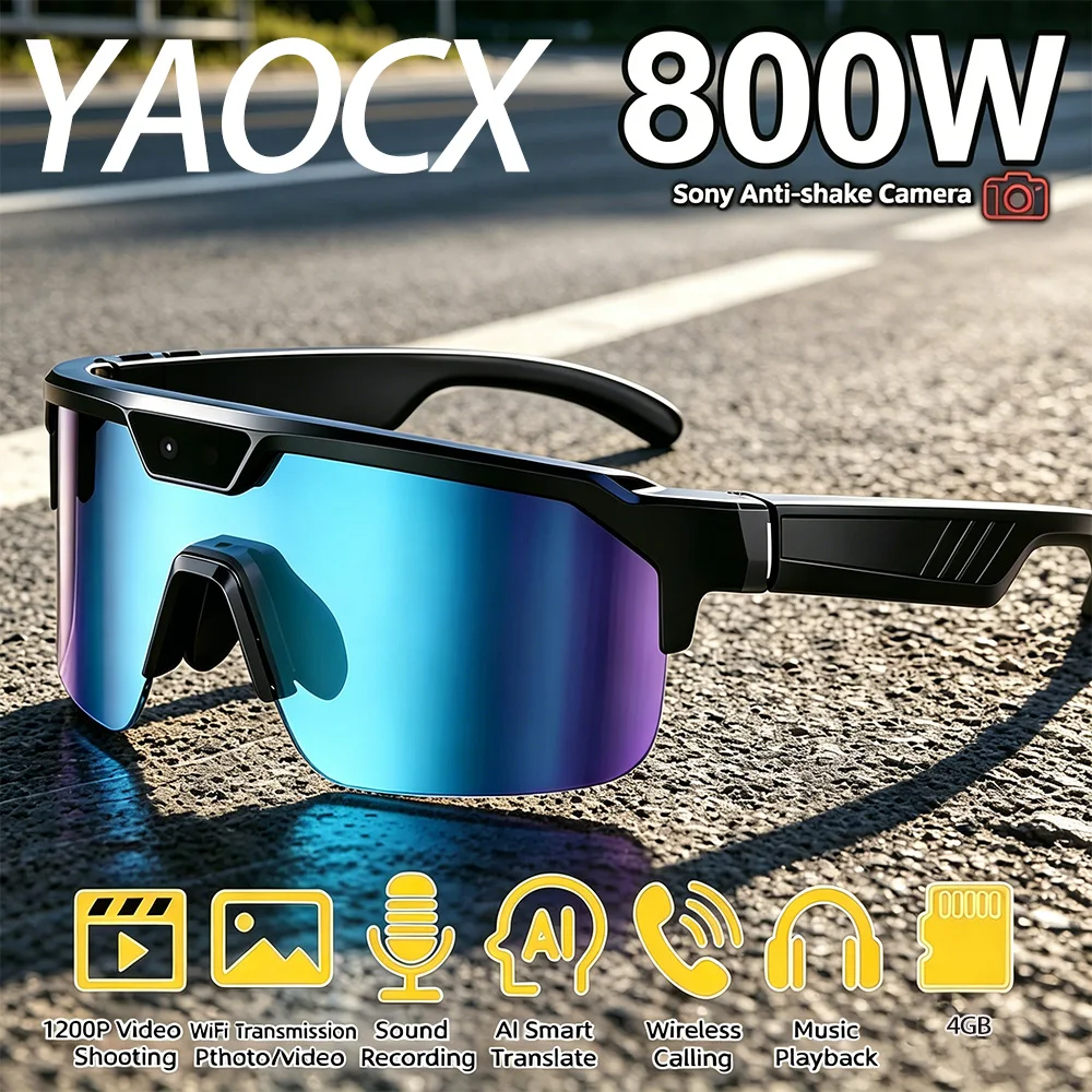 2026-800w-smart-cycling-glasses-wireless-call-ai-conversation-ai-voice-assistant-8mp-hd-camera-anti-shake-smart-cycling-glasses