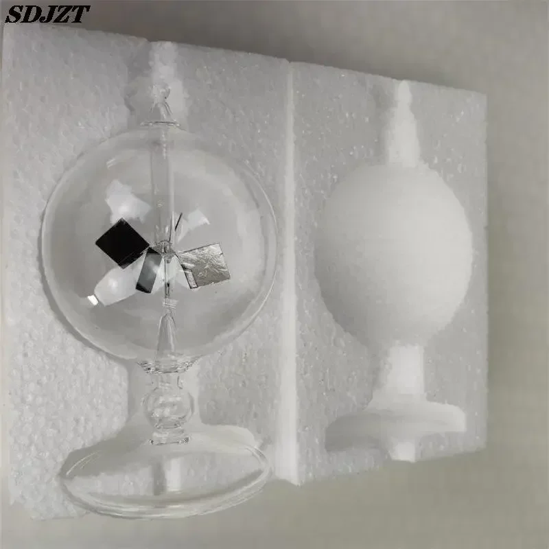 1PC Solar Power Crookes Radiometer Model Educational Equipment Radiometer Light Pressure Windmill Bolometer