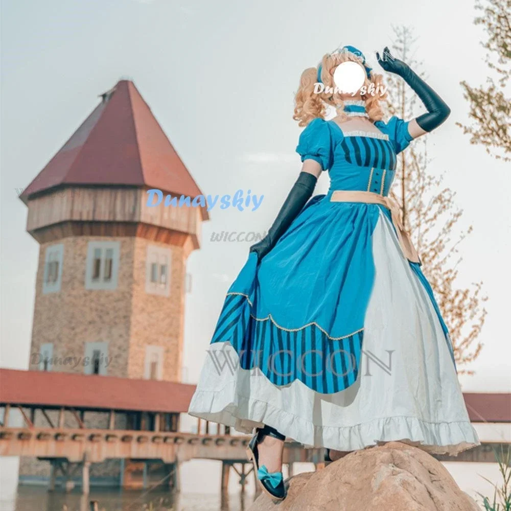 كوسبلاي أنيمي كوروشيتسوجي: كتاب أتلانتيك بلاك بتلر إليزابيث إثيل كورديليا ميدفورد أزياء تنكرية فستان امرأة Pa