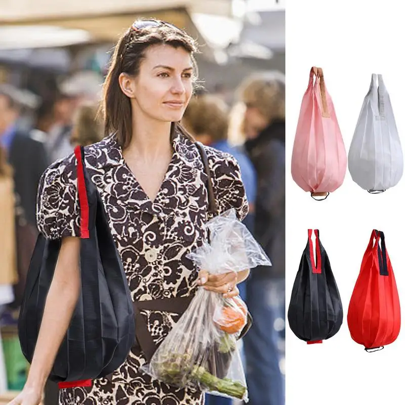 Foldable Shopping Bag Portable Reusable Travel Grocery Bag Eco-Friendly Portable Supermarket Shopping Bag