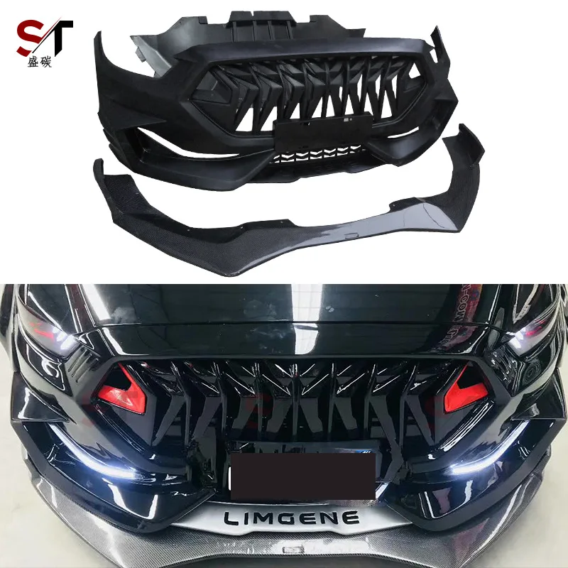 

Suitable for Ford Mustang Mustang Front Bumper Transformers Front Bumper Surround Auto Parts Exterior Trim